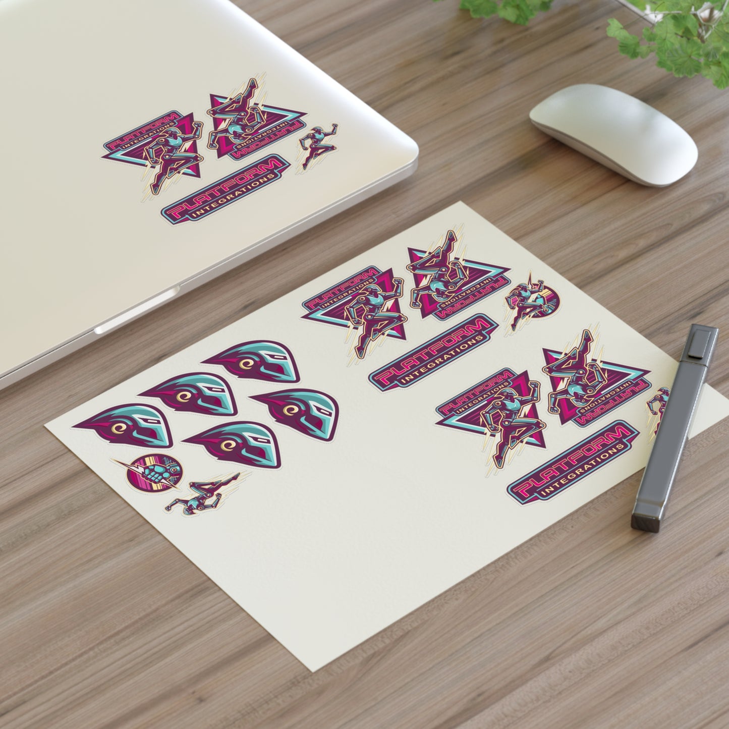 Platform Integrations Vibrant Sticker Sheets