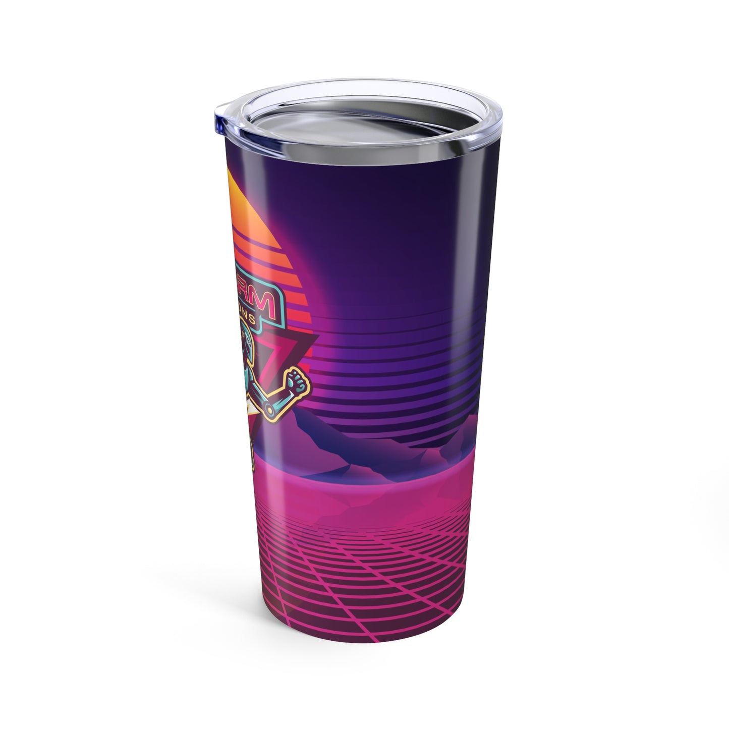 Retro Futuristic 20oz Tumbler - Perfect for Tech Lovers & Nostalgic Souls