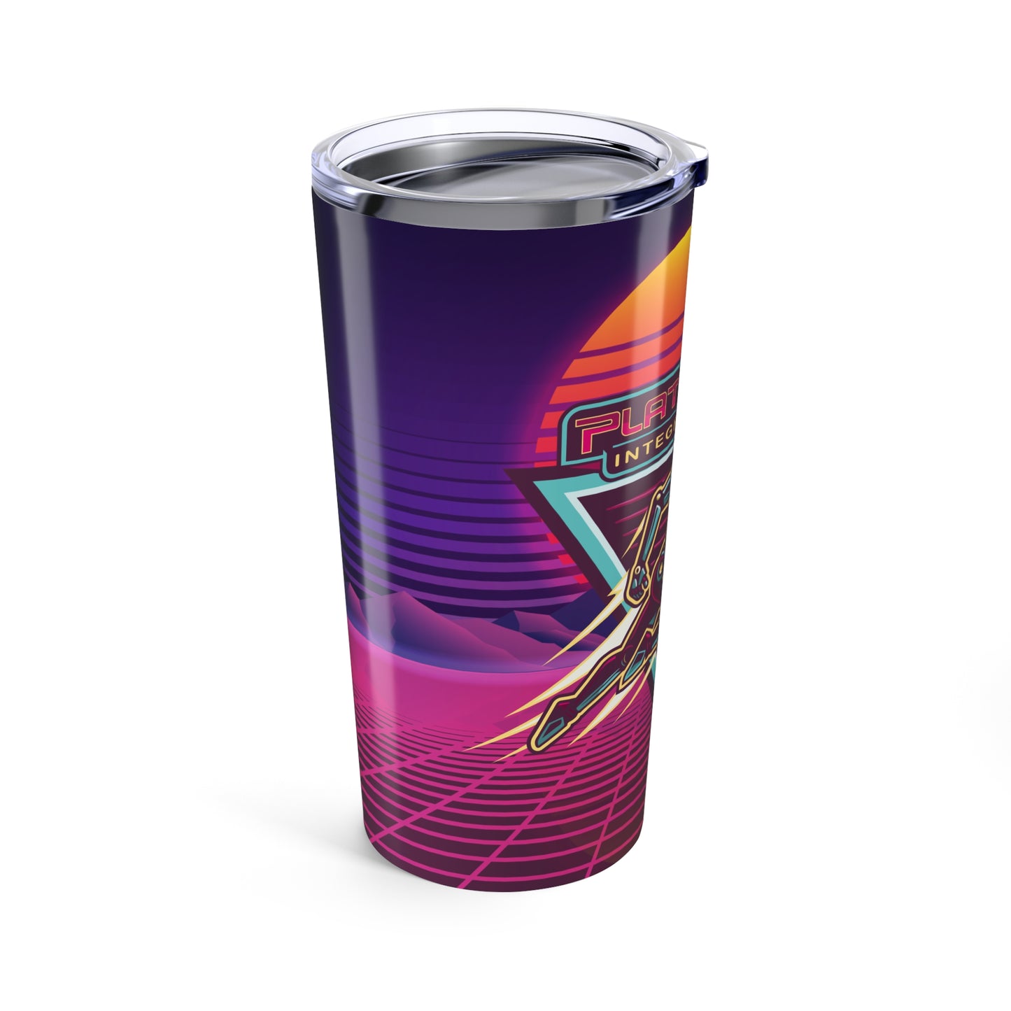 Retro Futuristic 20oz Tumbler - Perfect for Tech Lovers & Nostalgic Souls