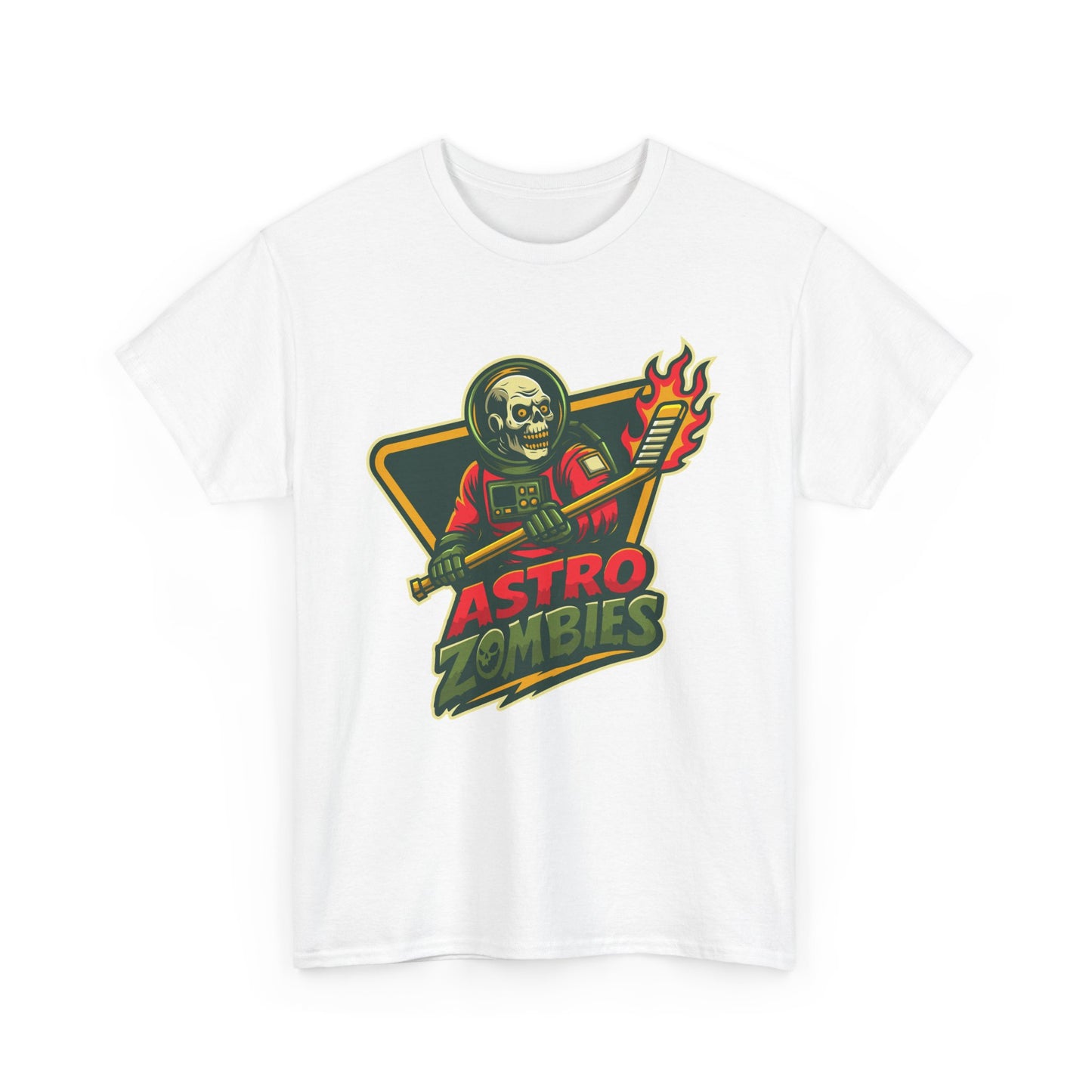 Astro Zombies Cotton Tee - Retro Sci-Fi Graphic Shirt
