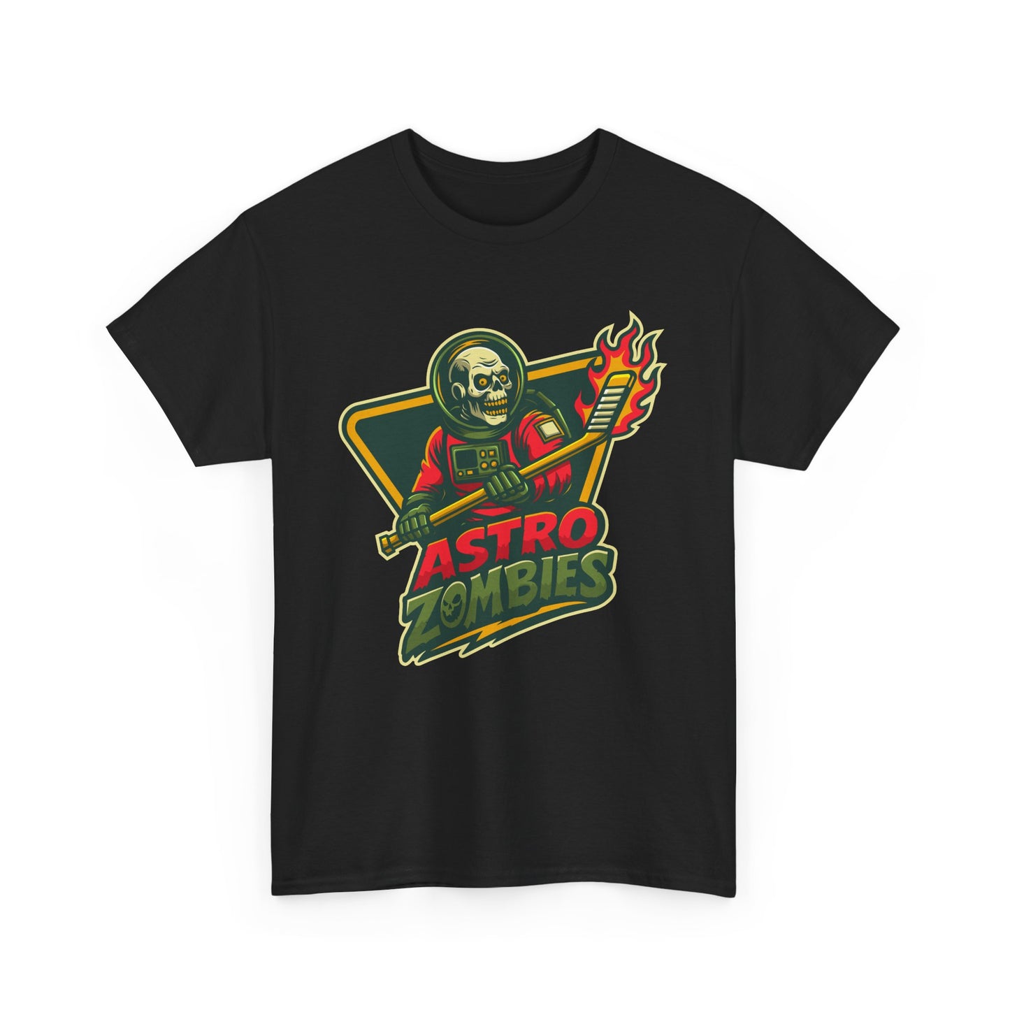 Astro Zombies Cotton Tee - Retro Sci-Fi Graphic Shirt