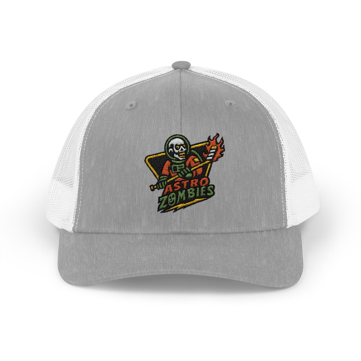 Asro Zombies Snapback Embroiled Trucker Cap | Vintage Style