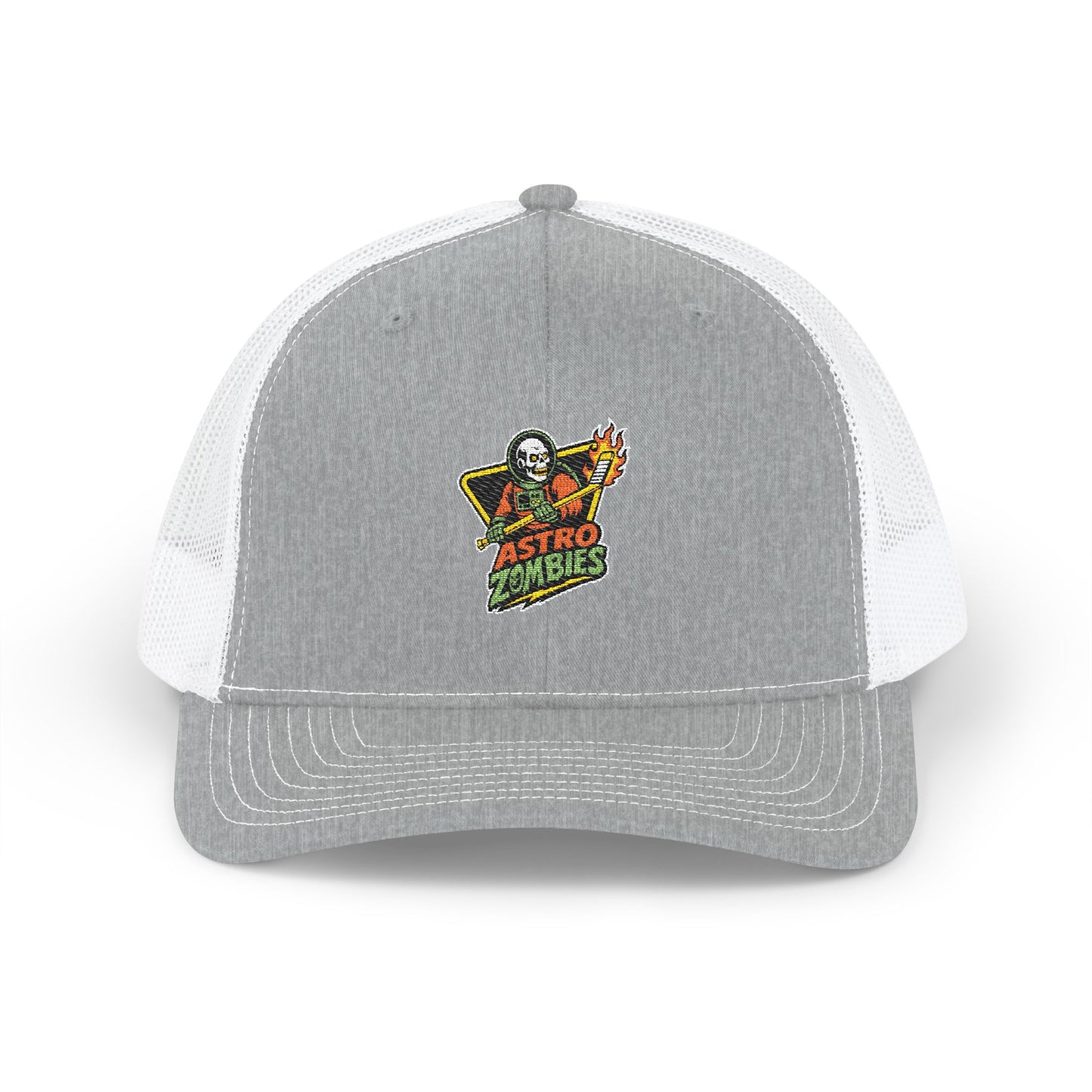 Astro Zombies Embroidered Richardson Snapback Trucker Cap | Retro Cool Style