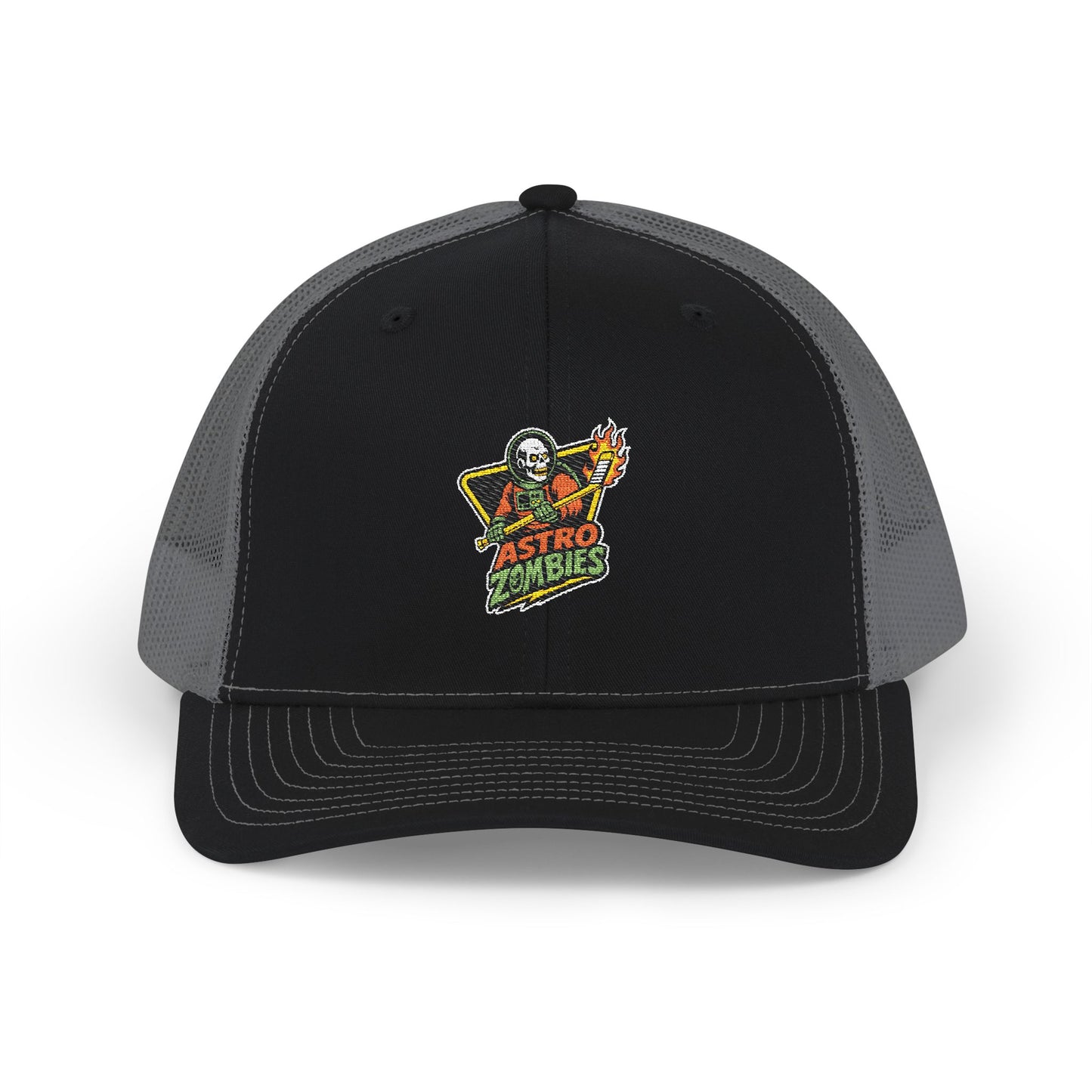 Astro Zombies Embroidered Richardson Snapback Trucker Cap | Retro Cool Style