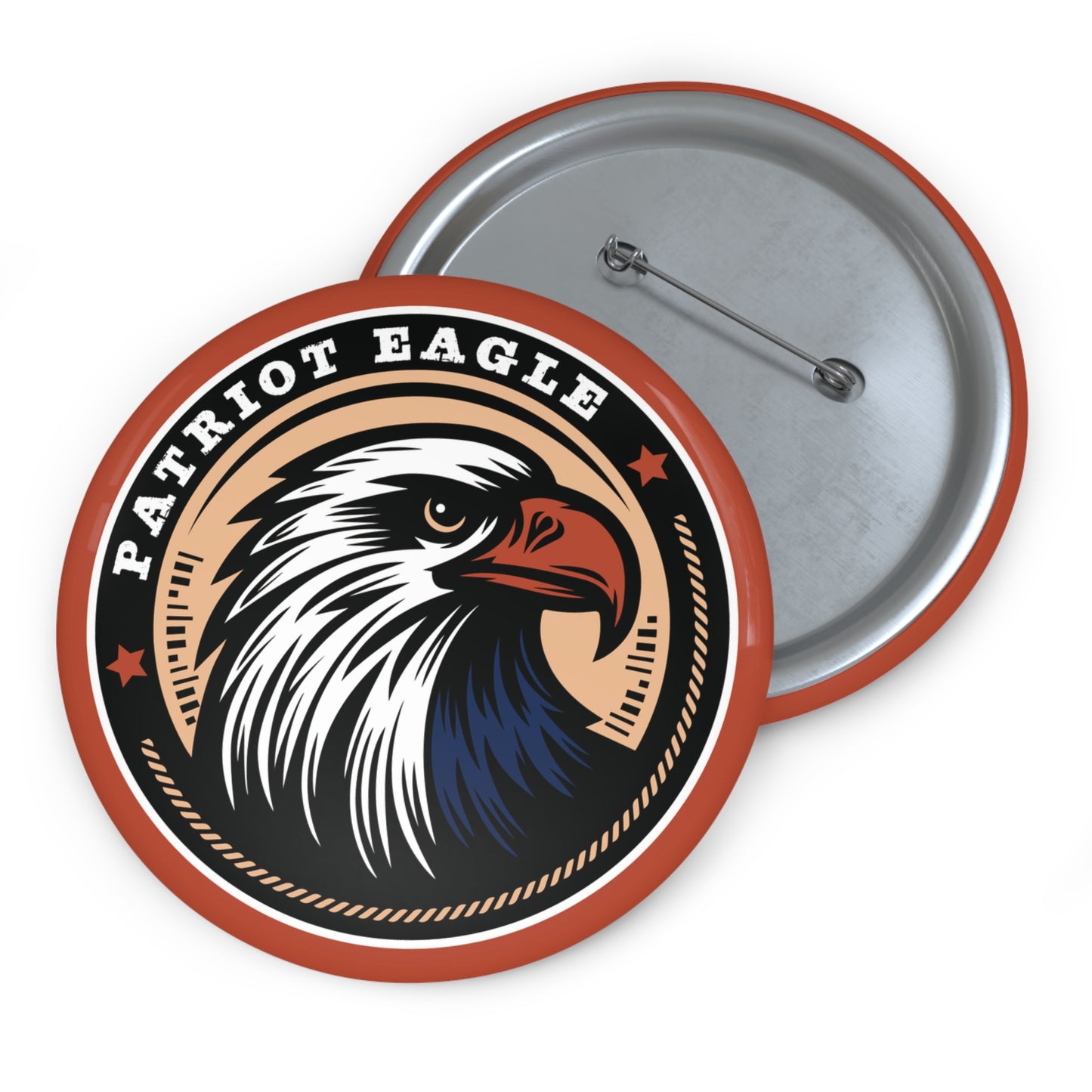 Patriotic Eagle Presidential Campaign Button