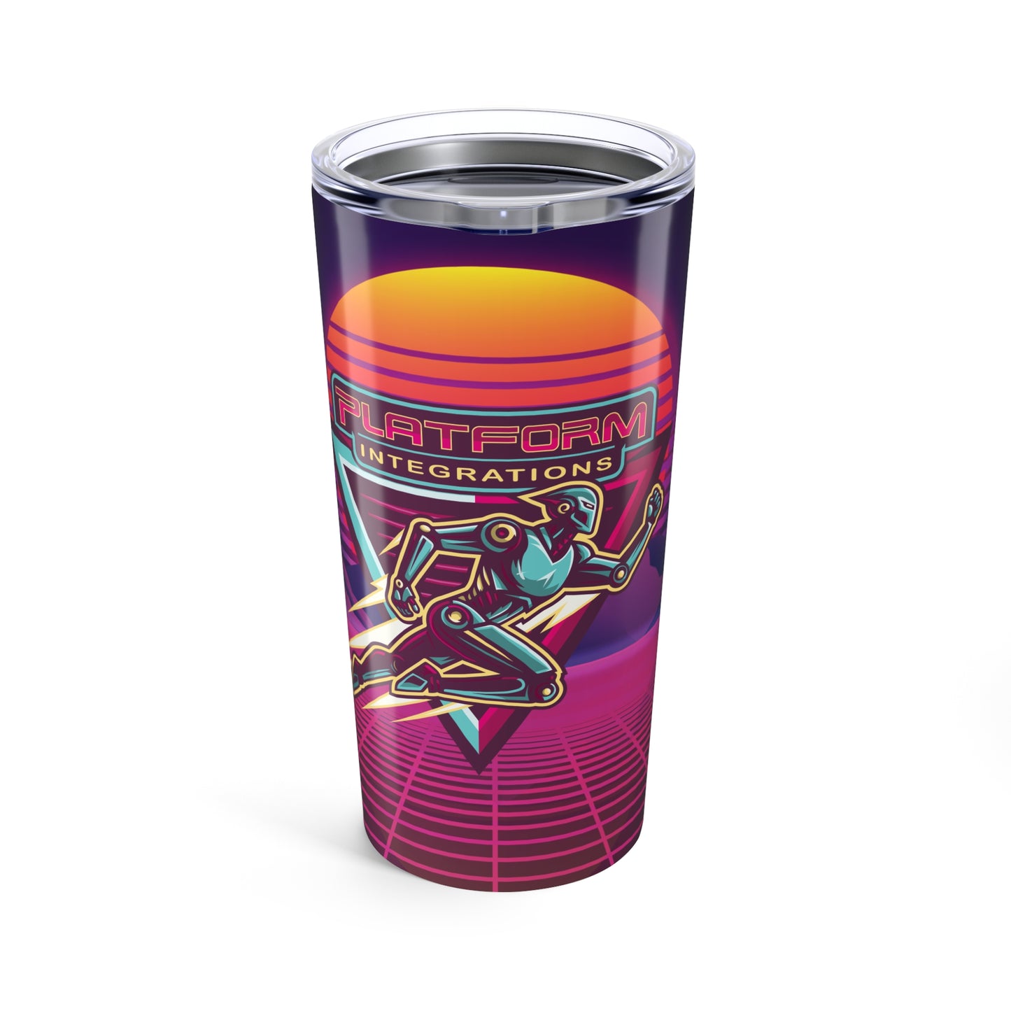 Retro Futuristic 20oz Tumbler - Perfect for Tech Lovers & Nostalgic Souls
