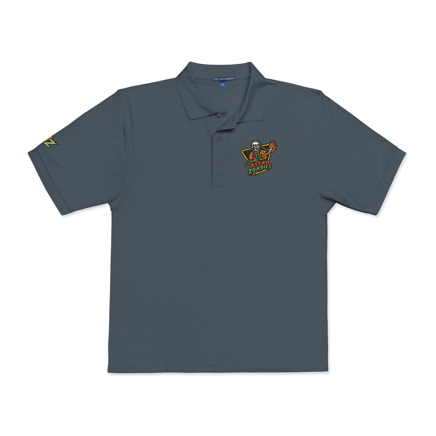Astro Zombies Embroidered Unisex Polo Shirt