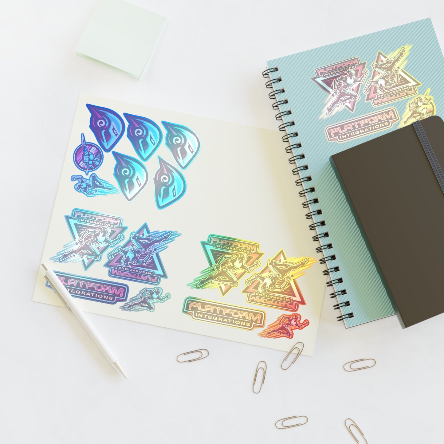 Platform Integrations Vibrant Sticker Sheets