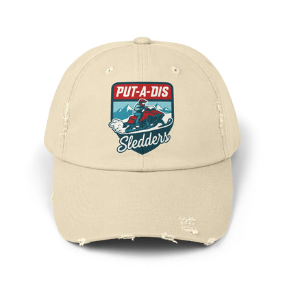 Put-A-Dis Sledders Distressed Cap — Vintage Snowmobile Dad Hat
