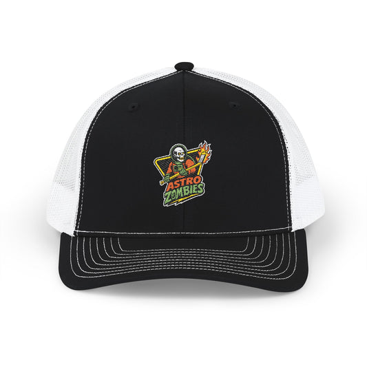 Astro Zombies Embroidered Richardson Snapback Trucker Cap | Retro Cool Style