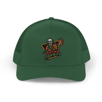 Asro Zombies Snapback Embroiled Trucker Cap | Vintage Style