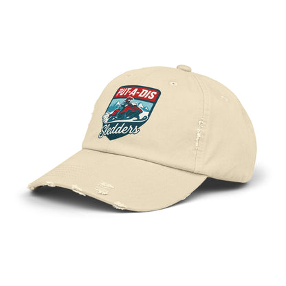 Put-A-Dis Sledders Distressed Cap — Vintage Snowmobile Dad Hat