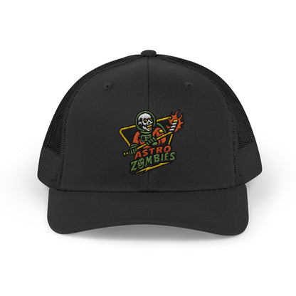 Asro Zombies Snapback Embroiled Trucker Cap | Vintage Style
