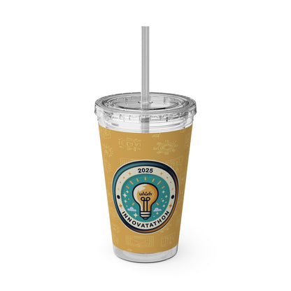 Sunsplash Tumbler with Straw - 16oz Innovathon 2025 Party Cup