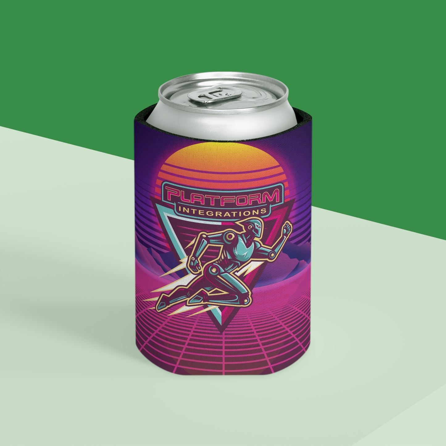Retro Futuristic Can Cooler - Platform Integrations Design