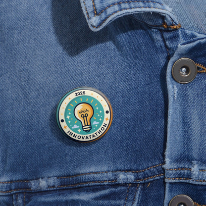 Custom Innovathon Pin Buttons - 2025 Event Badges for Celebrations