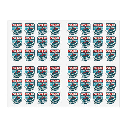 Put-A-Dis Sledders Sticker Sheet — 40x  1.2in Stickers