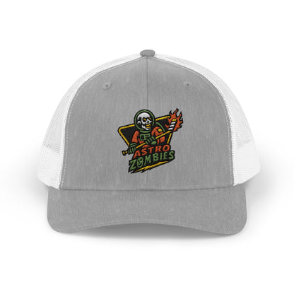 Asro Zombies Snapback Embroiled Trucker Cap | Vintage Style