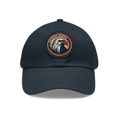 Patriot Eagle Hat on Leather Patch