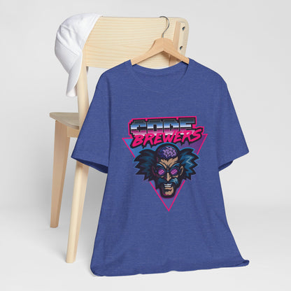 Retro Graphic Tee: 'Code Brewers' Unisex Jersey Short Sleeve T-Shirt, Vintage Style,