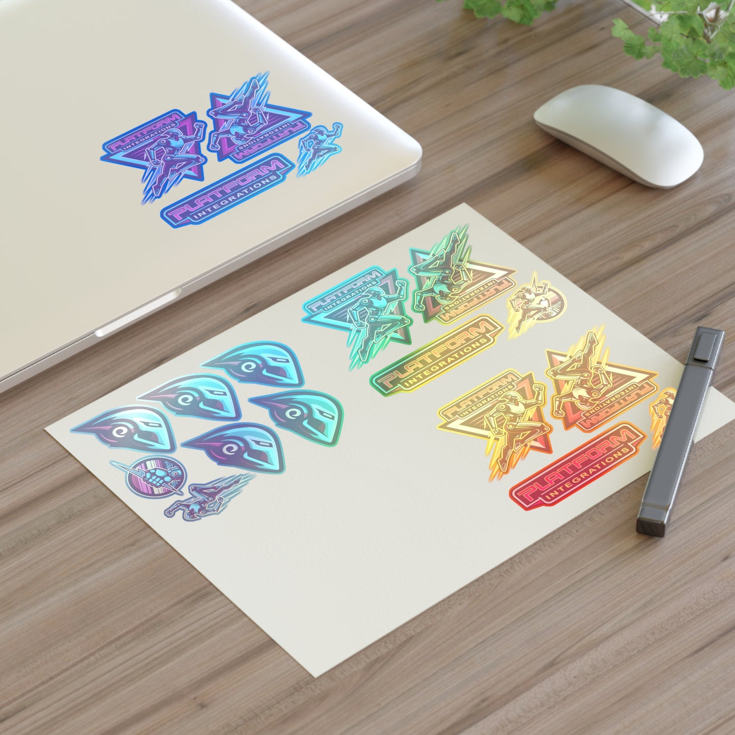 Platform Integrations Vibrant Sticker Sheets