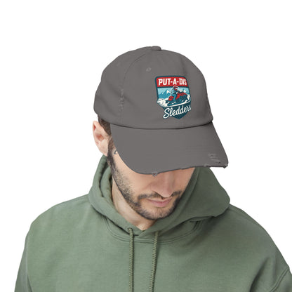 Put-A-Dis Sledders Distressed Cap — Vintage Snowmobile Dad Hat