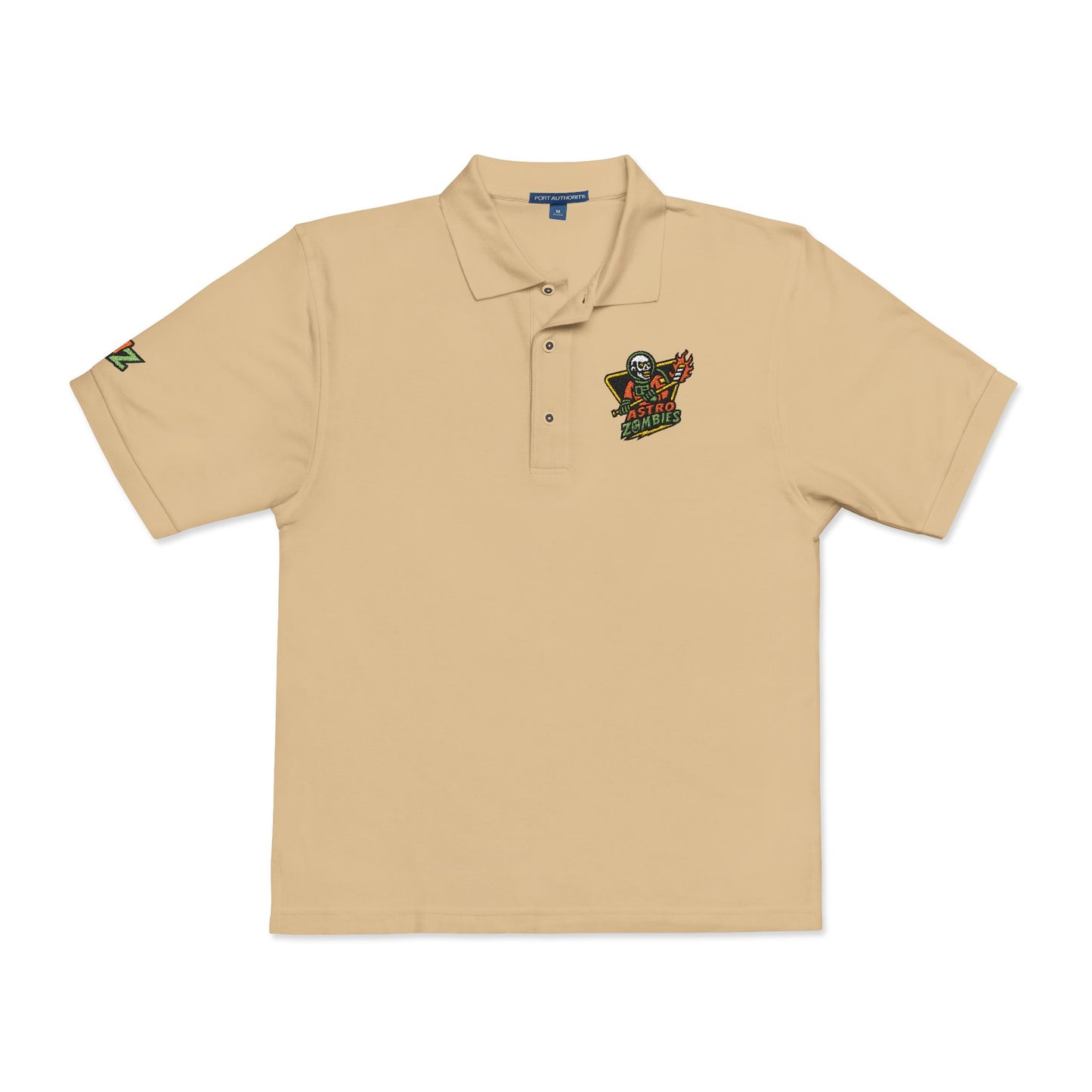 Astro Zombies Embroidered Unisex Polo Shirt