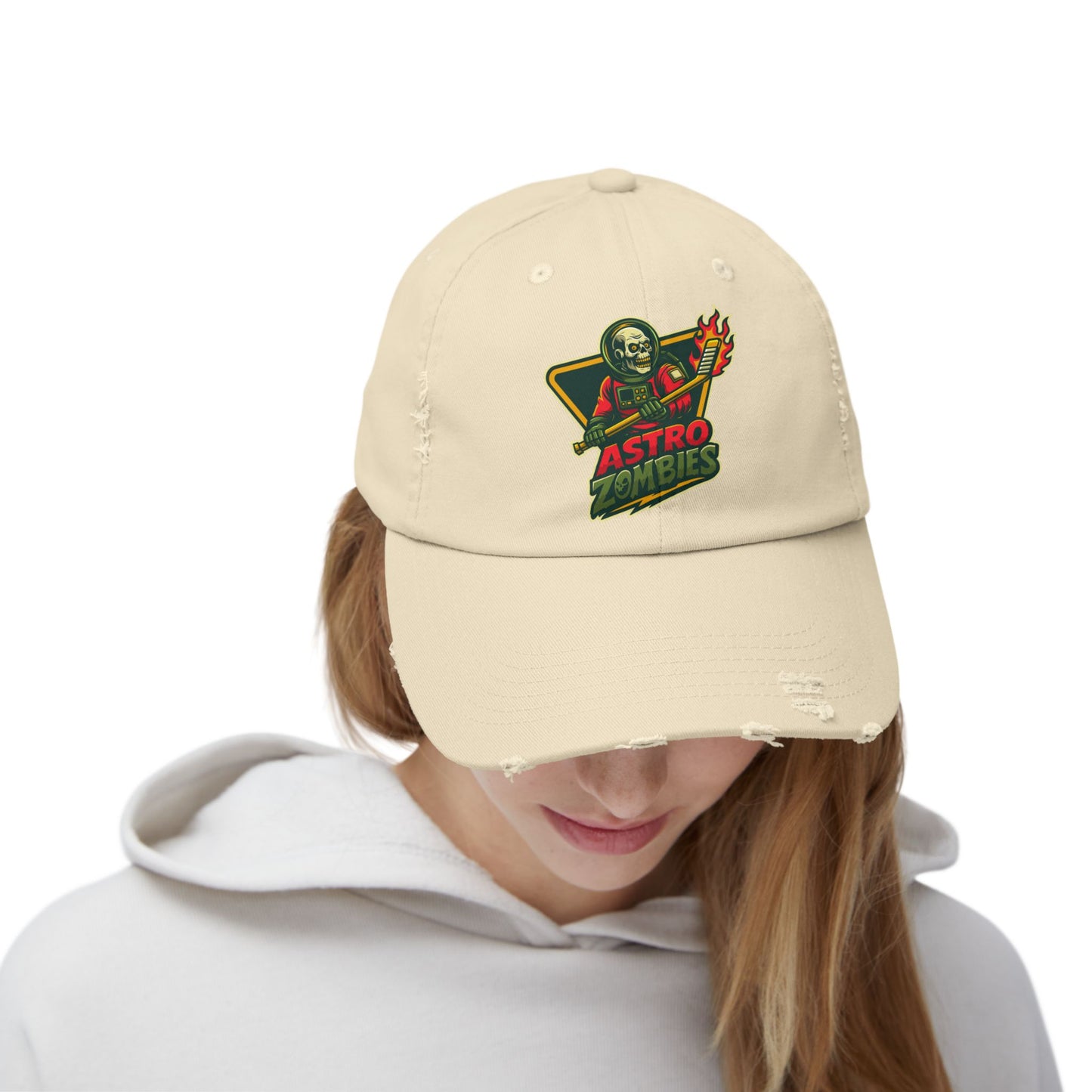 Astro Zombies Unisex Distressed Cap