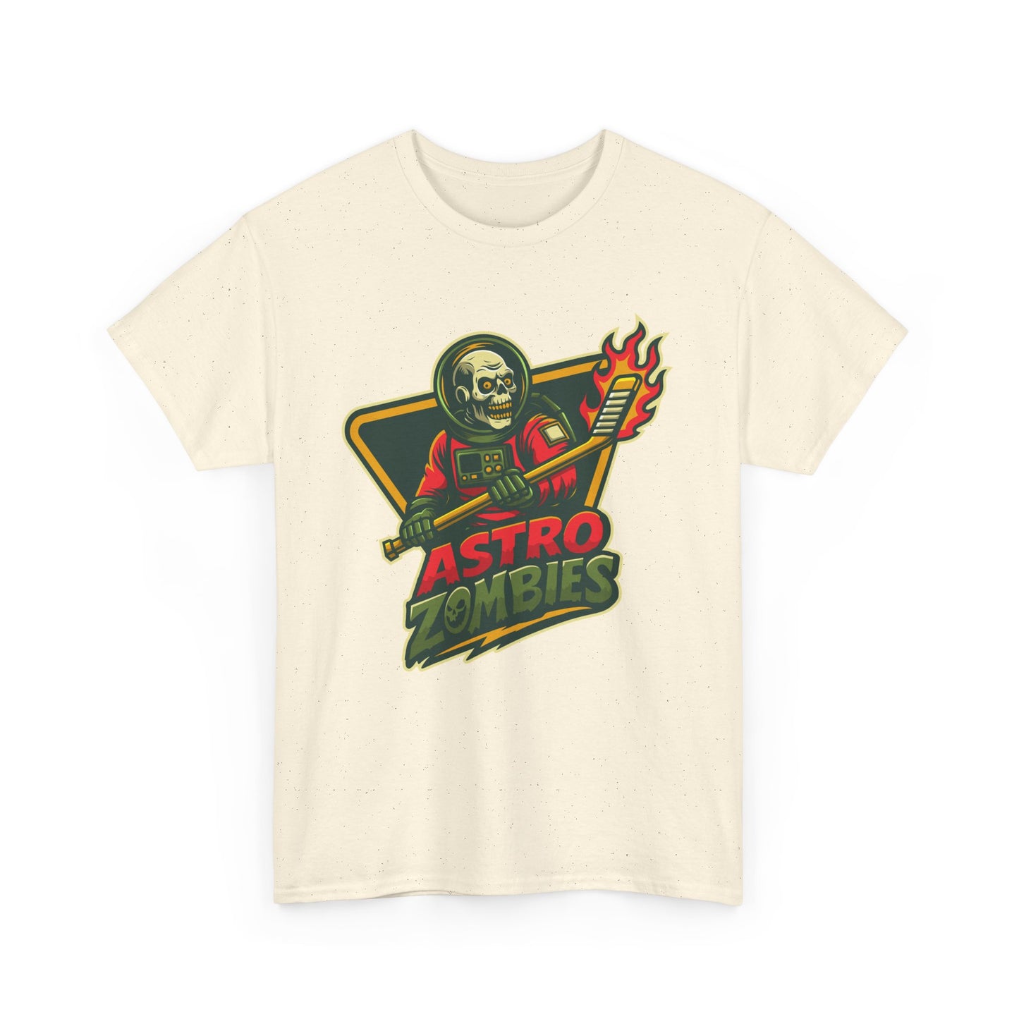 Astro Zombies Cotton Tee - Retro Sci-Fi Graphic Shirt