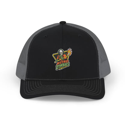 Astro Zombies Embroidered Richardson Snapback Trucker Cap | Retro Cool Style