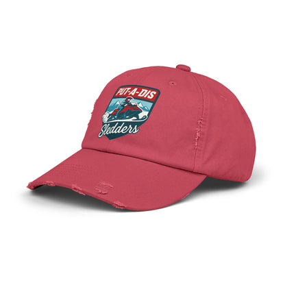 Put-A-Dis Sledders Distressed Cap — Vintage Snowmobile Dad Hat