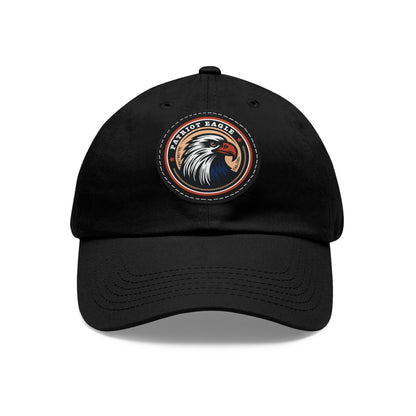 Patriot Eagle Hat on Leather Patch
