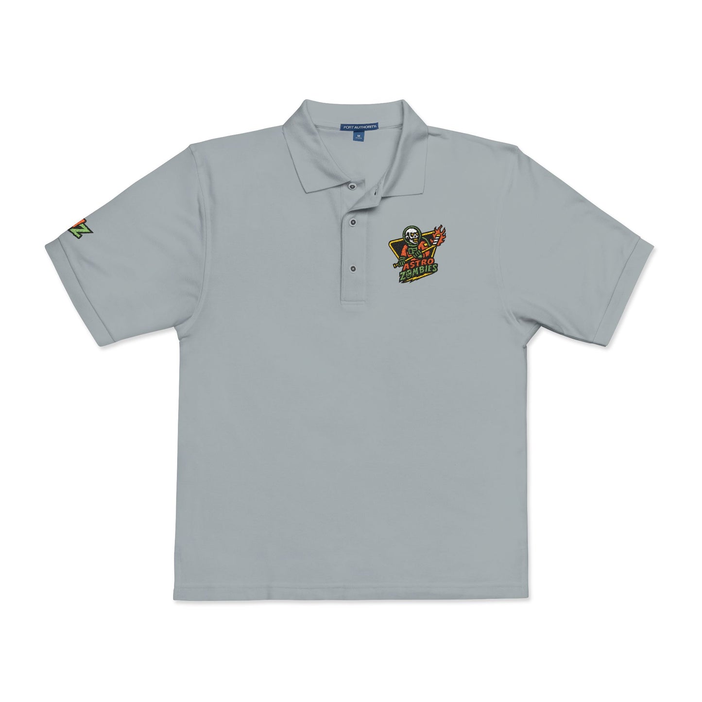 Astro Zombies Embroidered Unisex Polo Shirt