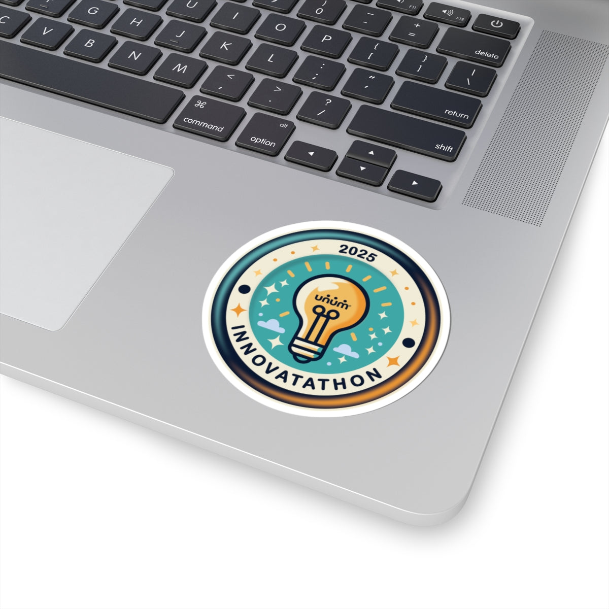 Innovative Lightbulb Kiss-Cut Stickers | Unum Innovatathon 2025 | Perfect for Laptop, Notebooks & More
